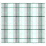 ZNTS 2D Garden Fence Panels & Posts 2008x1830 mm 34 m Green 272900