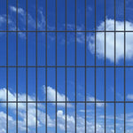 ZNTS 2D Garden Fence Panels & Posts 2008x1830 mm 22 m Grey 272919
