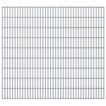 ZNTS 2D Garden Fence Panels & Posts 2008x1830 mm 42 m Grey 272929