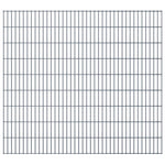 ZNTS 2D Garden Fence Panels & Posts 2008x1830 mm 46 m Grey 272931