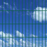 ZNTS 2D Garden Fence Panels & Posts 2008x2030 mm 12 m Green 272964
