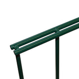 ZNTS 2D Garden Fence Panels & Posts 2008x2230 mm 38 m Green 273052