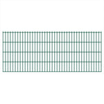 ZNTS 2D Garden Fence Panels 2.008x0.83 m 8 m Green 273111