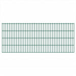 ZNTS 2D Garden Fence Panels 2.008x0.83 m 12 m Green 273113