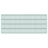ZNTS 2D Garden Fence Panels 2.008x0.83 m 16 m Green 273115