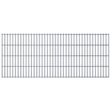 ZNTS 2D Garden Fence Panels 2.008x0.83 m 10 m Grey 273136