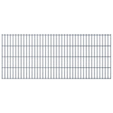 ZNTS 2D Garden Fence Panels 2.008x0.83 m 12 m Grey 273137