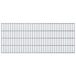 ZNTS 2D Garden Fence Panels 2.008x0.83 m 38 m Grey 273150