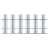 ZNTS 2D Garden Fence Panels 2.008x0.83 m 38 m Grey 273150