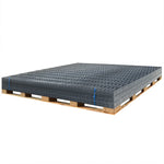 ZNTS 2D Garden Fence Panels 2.008x0.83 m 38 m Grey 273150