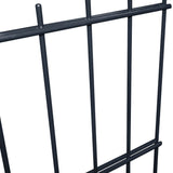 ZNTS 2D Garden Fence Panels 2.008x0.83 m 48 m Grey 273155