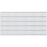 ZNTS 2D Garden Fence Panels 2.008x1.03 m 12 m Grey 273209