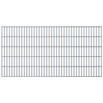 ZNTS 2D Garden Fence Panels 2.008x1.03 m 18 m Grey 273212