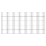 ZNTS 2D Garden Fence Panels 2.008x1.03 m 12 m Silver 273233