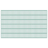 ZNTS 2D Garden Fence Panels 2.008x1.23 m 6 m Green 273254