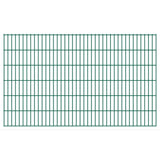 ZNTS 2D Garden Fence Panels 2.008x1.23 m 34 m Green 273268