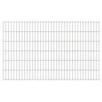ZNTS 2D Garden Fence Panels 2.008x1.23 m 10 m Silver 273304