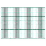 ZNTS 2D Garden Fence Panels 2.008x1.43 m 26 m Green 273336