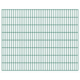 ZNTS 2D Garden Fence Panels 2.008x1.63 m 34 m Green 273412