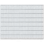 ZNTS 2D Garden Fence Panels 2.008x1.63 m 6 m Grey 273422