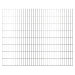 ZNTS 2D Garden Fence Panels 2.008x1.63 m 8 m Silver 273447