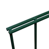 ZNTS 2D Garden Fence Panels 2.008x1.83 m 10 m Green 273472