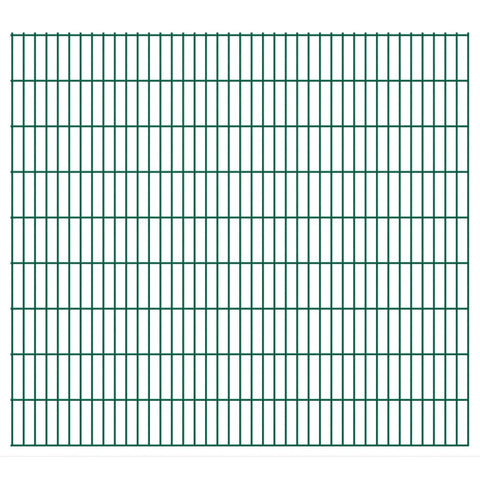 ZNTS 2D Garden Fence Panels 2.008x1.83 m 18 m Green 273476
