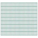 ZNTS 2D Garden Fence Panels 2.008x1.83 m 22 m Green 273478