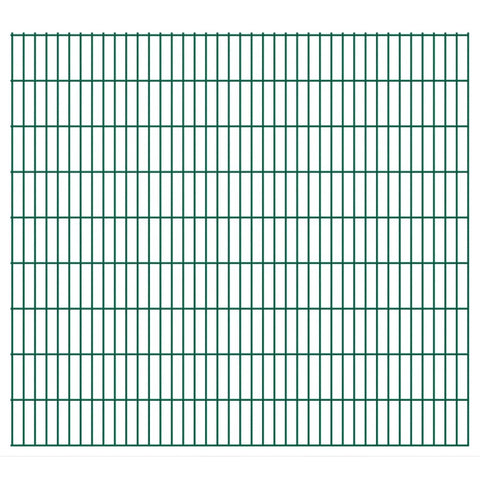 ZNTS 2D Garden Fence Panels 2.008x1.83 m 34 m Green 273484