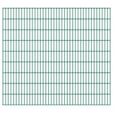 ZNTS 2D Garden Fence Panels 2.008x1.83 m 38 m Green 273486