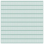 ZNTS 2D Garden Fence Panels 2.008x2.03 m 16 m Green 273547