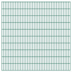 ZNTS 2D Garden Fence Panels 2.008x2.03 m 50 m Green 273564
