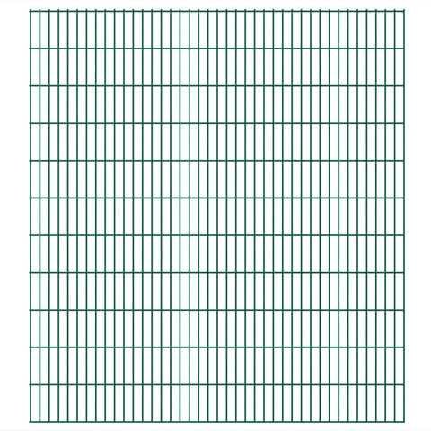 ZNTS 2D Garden Fence Panels 2.008x2.23 m 48 m Green 273635