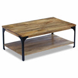 ZNTS Coffee Table Mango Wood 100x60x38 cm 243341