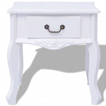 ZNTS Bedside Cabinets 2 pcs MDF White 242750