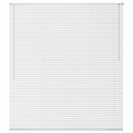 ZNTS Window Blinds Aluminium 140x220 cm White 242803