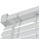 ZNTS Window Blinds Aluminium 140x220 cm White 242803