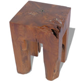 ZNTS Stool Solid Teak Wood 243471