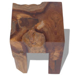 ZNTS Stool Solid Teak Wood 243471
