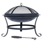 ZNTS RedFire Fire Bowl Atlanta Black Steel 51 cm 85014 411826