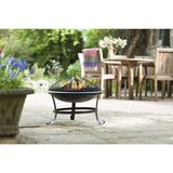 ZNTS RedFire Fire Bowl Atlanta Black Steel 51 cm 85014 411826