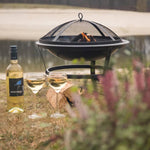 ZNTS RedFire Fire Bowl Atlanta Black Steel 51 cm 85014 411826