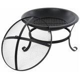 ZNTS RedFire Fire Bowl Atlanta Black Steel 51 cm 85014 411826
