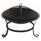 ZNTS RedFire Fire Bowl Atlanta Black Steel 51 cm 85014 411826
