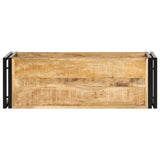 ZNTS TV Cabinet 90x30x40 cm Solid Mango Wood 247808