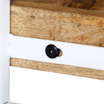 ZNTS TV Cabinet 150x30x40 cm Solid Mango Wood 247825