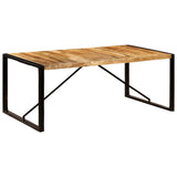 ZNTS Dining Table 200x100x75 cm Solid Mango Wood 247411