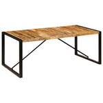 ZNTS Dining Table 200x100x75 cm Solid Mango Wood 247411