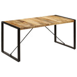 ZNTS Dining Table 160x80x75 cm Solid Mango Wood 247417