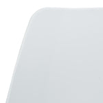 ZNTS Garden Chairs 2 pcs White Plastic 45610